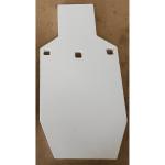 AR500 Steel Target - 50% IPSC AC Zone Silhouette Target 1/2" thick-Bargain Bin
