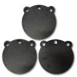 AR500 Steel 6" Gong Shooting Targets - Three pack unpainted