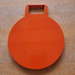 AR500 Steel 6" Gong Shooting Target Paddle-Bargain Bin