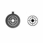 Steel Shooting Target Stencil-Large