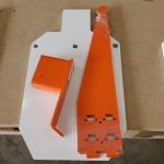 AR500 Steel 12"x20"x3/8" Silhouette Target System-Bargain bin