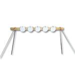 Plate Rack-Five 8" AR550 Steel Shooting Targets