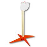 AR500 Shooting Targets-8"-12" gong with 2x4 stand
