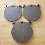 AR500 Steel 8"x1/2 Gong Shooting Targets - Bargain Bin 3 pack