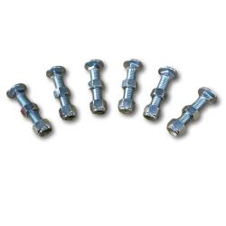 AR500 Target Solutions Carriage Bolt Six Pack-Grade 8