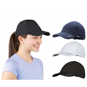 UV Protection Running Hat for Women - 3-Pack - Black