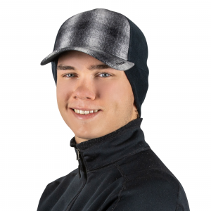 TrailHeads Men's Trucker Hat and Touchscreen Gloves - Winter Gift Set - Grey