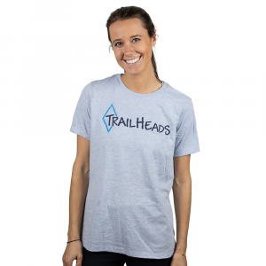 Women's Running Crew Neck T-shirt Blue TrailHeads