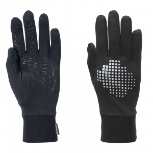 TrailHeads Men's Touchscreen Running Gloves - Black