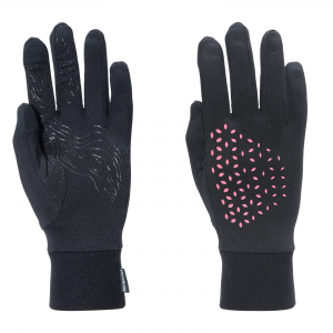 TrailHeads Women's Touchscreen Running Gloves - Black