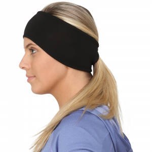 TrailHeads Women's Power Ponytail Headband - Black