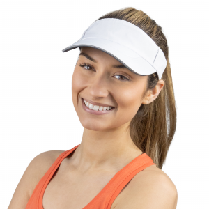TrailHeads Women's Sun Visor Hat - Traverse Series - White