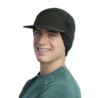 TrailHeads Men's Winter Hat with Visor - The Switchback - Black