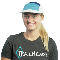 TrailHeads Women's 5 Panel Hat - Ridge Runner Hat - Blue