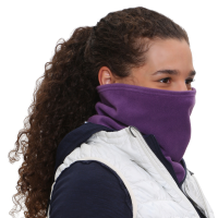 TrailHeads Microfleece Neck Warmer - Contoured Gaiter - Black