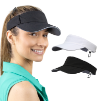 TrailHeads Women's Sun Visor Hat - Traverse Series - 2-pack - Black