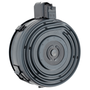 tury Arms MAAK78B AK 75rd 7.62x39mm Drum For AK-Platform Black Polymer Ammo