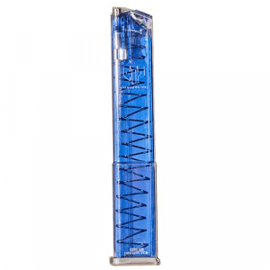  Group GLK-18G2BLU Pistol Mags Clear Blue Extended With Gen2 Floor Plate 31rd For 9mm Luger Glock 341726194519x18 Ammo