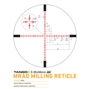 Sig Sauer Electro-Optics Tango6 5-30x56mm Rifle Scope with 34mm Tube - SOT65113