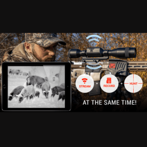 ATN Thor 5 320 Thermal Rifle Scope, Black Anodized 4-16x Smart Mil Dot Reticle - TIWST5325A