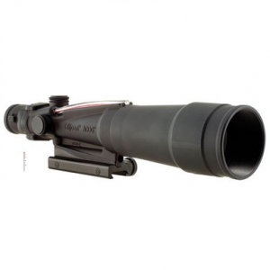 Trijicon 100175 ACOG 5.5x 50mm Obj 18.4 ft @ 100 yds FOV Black Matte Finish Illuminated Chevron 308 BAC Red