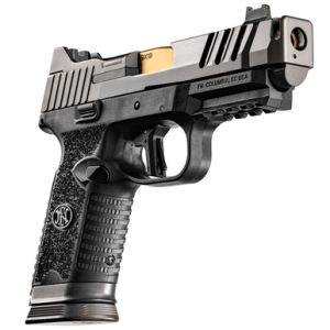 FN 509 CC Edge XL 9mm Luger Pistol with 4.20" Gold Titanium Nitride Barrel, Graphite PVD Slide - 66101715