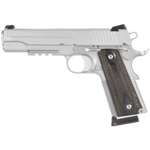 Sig Sauer 1911R45SSSCA 1911 Full Size *CA Compliant 45 ACP 5" 8+1 Overall Stainless Steel with Blackwood Grip
