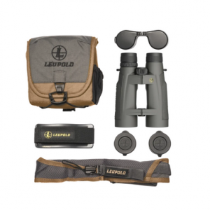 Leupold 172457 BX-5 Santiam HD 15x56mm Abbe-Koenig Roof Prism Shadow Gray Armor Coated