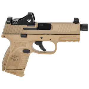 FN 509C Tactical Compact 9mm Luger 12+1/24+1 Flat Dark Earth Features Viper Red Semi Automatic Handgun