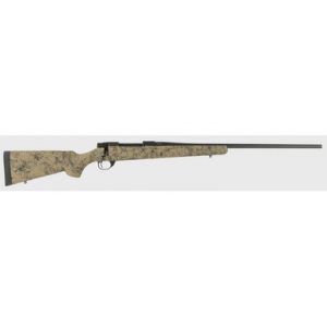 Howa HHS63702 1500 7mm Rem Mag 3+1 Cap 24" Black Rec/Barrel Tan with Black Webbing Fixed HS Precision Stock Right Hand (Full Size)