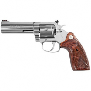Colt Mfg KCOBRASB4TS King Cobra Target 357 Mag 6rd 4.25" Overall Matte Stainless Steel with Altamont Wood Grip