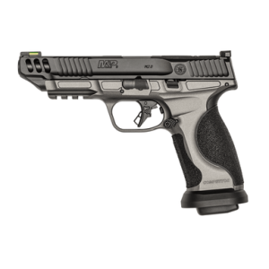 Smith & Wesson 2 Tone 13717 M&P Performance Center M2.0 Competitor 9mm Luger 17+1 5" Black Armornite Steel Barrel, Black Armornite Optic Ready/Serrated Steel Slide, Tungsten Gray Cerakote Aluminum Frame w/Picatinny Rail, Pistol 10+1