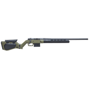 Howa HHERA308HBODG M1500 Hera 308 Win 5+1 24" Heavy Threaded Barrel, Black Rec, OD Green & Black Hera H7 Chassis Stock