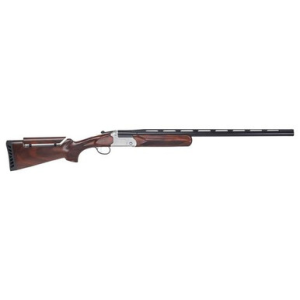 Stevens 23223 555 Trap 20 Gauge 30" 1rd 3" Silver Semi-Gloss Oiled Turkish Walnut Fixed Adjustable Comb Stock Ambidextrous Hand (Full Size)