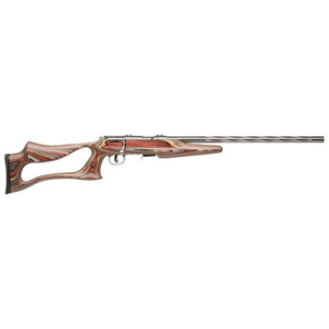 Savage Arms 25740 Mark II BSEV 22 LR 5+1 Cap 21" Satin Stainless Rec/Barrel Multi Laminate Fixed Thumbhole Stock Right Hand (Full Size)