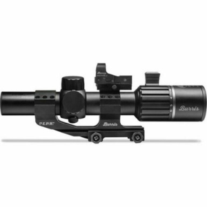 Burris 200475 RT-6 Tactical Kit Matte Black 1-6x 24mm 30mm Tube Illuminated Ballistic 5X Reticle Includes FastFire 3 & P.E.R.P. Mount