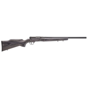 Savage Arms 96970 B.MAG 17 WSM 8+1 Cap 22" HB Matte Black Rec Gray Varmint Beavertail Laminate Stock Right Hand (Full Size)