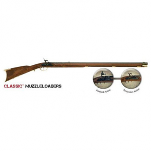 Traditions R2010 Kentucky Rifle 50 Cal Flintlock 33.50" Color Case/ Hardened Walnut