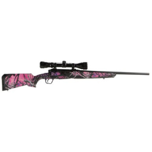 Savage Arms 57271 Axis XP Compact 223 Rem 4+1 Cap 20" Matte Black Rec/Barrel Muddy Girl Camo Stock Right Hand Includes Weaver 3-9x40mm Scope