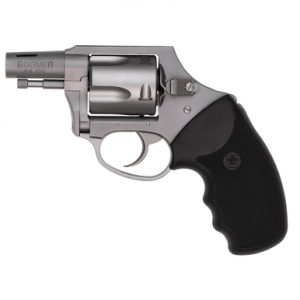 Charter Arms 74429 Bulldog Boomer 44 S&W Spl 5rd 2" Overall Matte Stainless Steel with Black Rubber Grip