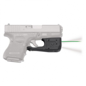 Crimson Trace Laserguard Pro Green Laser Fits Glock 26/27/33/36 G3, 26/27/33 G4, 26 G5 Trigger Guard Black