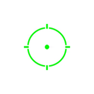 Holosun SCSMP2GR SCS MP2 2 MOA Green Dot/32 MOA Green Circle Multi Reticle For S&W M&P-M2.0 full size, 9mm & 40S&W
