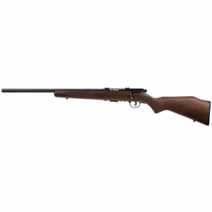 Savage Arms 96717 93R17 GLV 17 HMR 5+1 21" Satin Hardwood Matte Blued Left Hand Heavy Barrel AccuTrigger