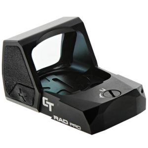 Crimson Trace RAD Pro Red Dot Sight with 1x24x15.5mm Optics, 3 MOA Red Dot Reticle, Matte Black, Features CT Radiant Ambient Light Sensor - 0101940