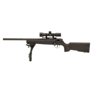 Savage Arms 13836 Rascal Target XP 22 LR 1rd Cap 16.13" Matte Blued Rec/Barrel Matte Black Wood Stock Left Hand (Youth)