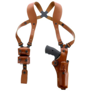 Galco VHS4104 VHS 4.0 Shoulder System Vertical Size Fits Chest Up To 56" Tan Leather Fits 1911 4-4.25" Barrel Ambidextrous
