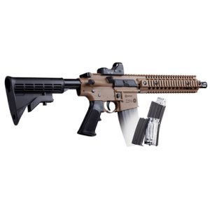 Crosman CFAR1X Full Auto R1 Air Rifle CO2 177 AR-15 Flat Dark Earth Receiver