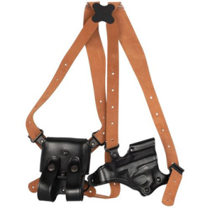 Galco JR202B Jackass Rig Black Leather Shoulder Beretta 92F,FS Right Hand