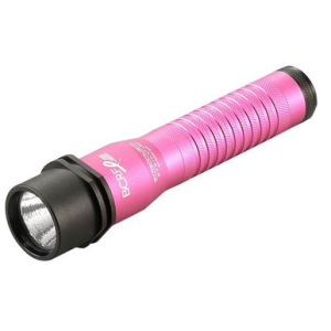 Streamlight 74361 Strion 375/175/80 Lumens C4 LED Aluminum Pink Lithium Ion with 120V AC/12V DC Smart Charger & PiggyBack Holder