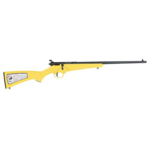Savage Arms 13805 Rascal 22 LR 1rd Cap 16.10" Blued Rec/Barrel Yellow Stock Right Hand (Youth)